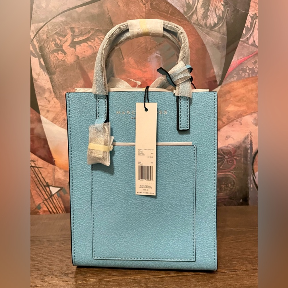 Marc Jacobs Air Blue Micro Grind Tote Bag